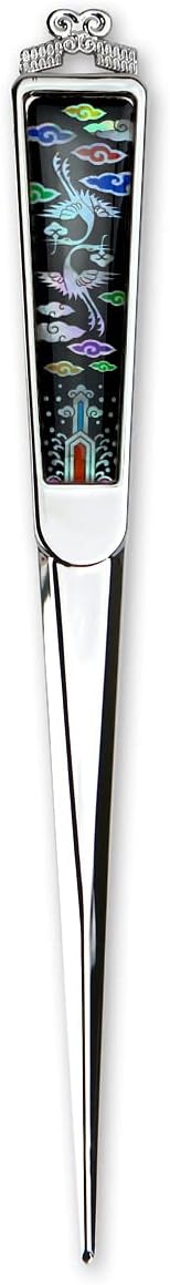 Envelope Opener Cutter Knife – 168mm Decorative Letter Opener for Envelopes, Boxes, Packages – Premium Rustproof Iron Letter Opener – Anti-Fingerprint Treatment (King's Mark)