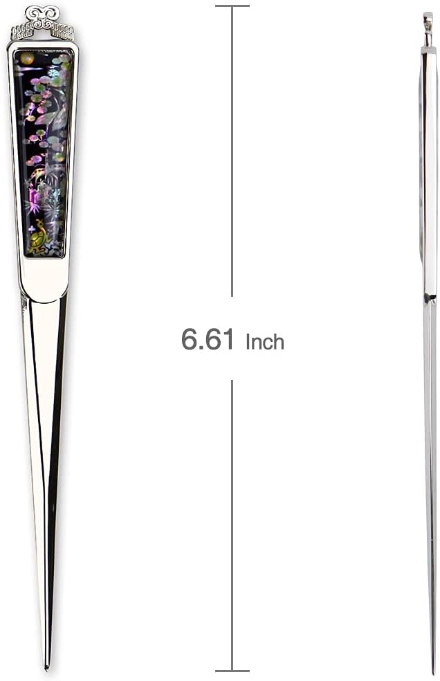 Envelope Opener Cutter Knife – 168mm Decorative Letter Opener for Envelopes, Boxes, Packages – Premium Rustproof Iron Letter Opener for Everybody – Anti-Fingerprint Treatment (Ten Longevity)