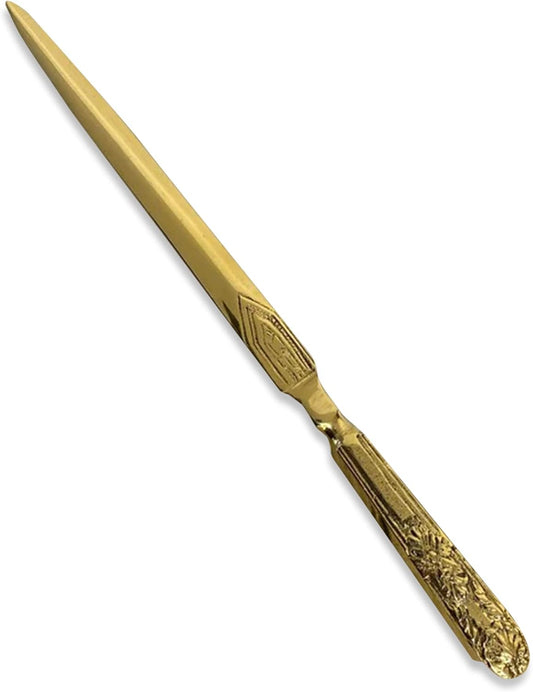 Embossed Brass Letter Opener