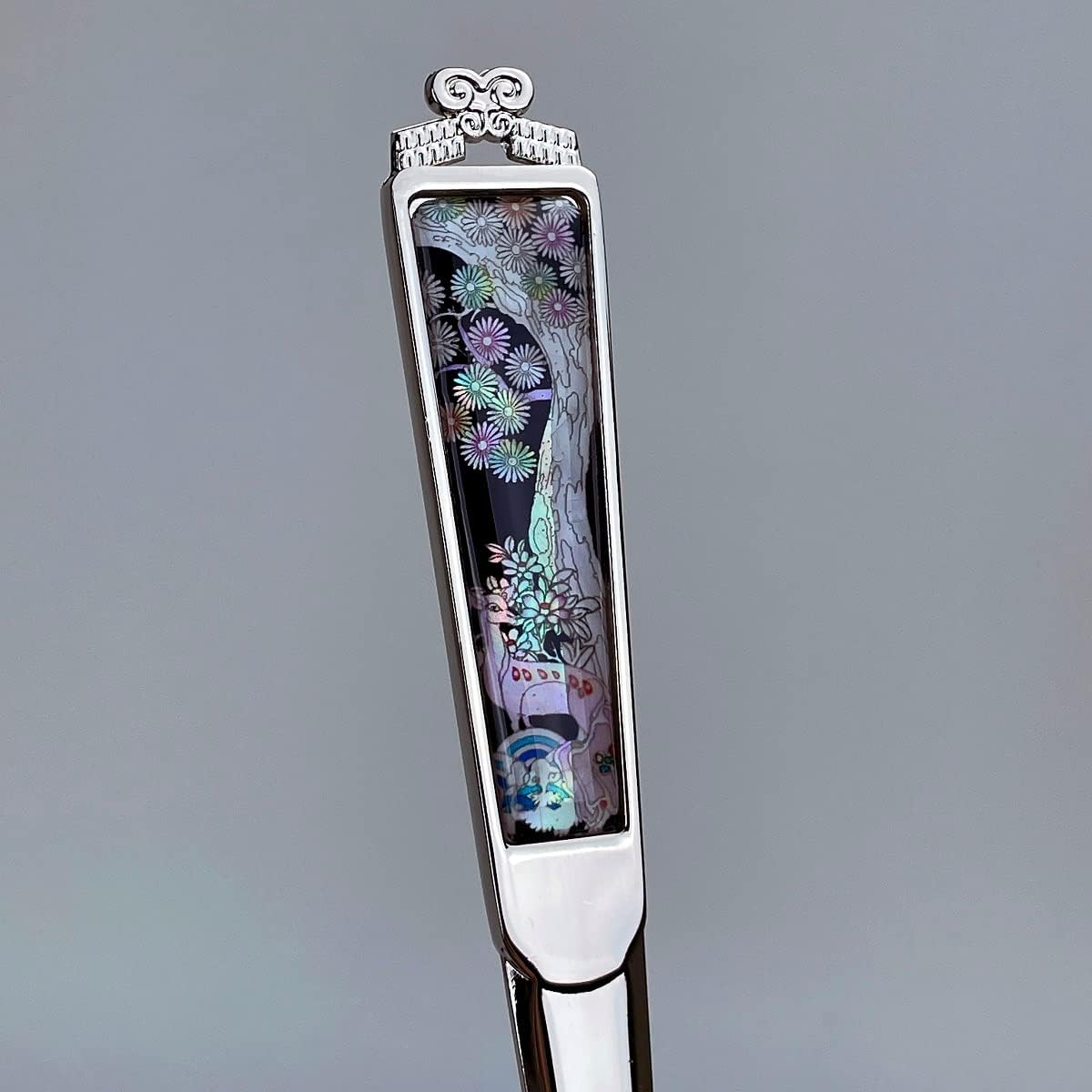 Envelope Opener Cutter Knife – 168mm Decorative Letter Opener for Envelopes, Boxes, Packages – Premium Rustproof Iron Letter Opener – Anti-Fingerprint Treatment (Colorful Deer)