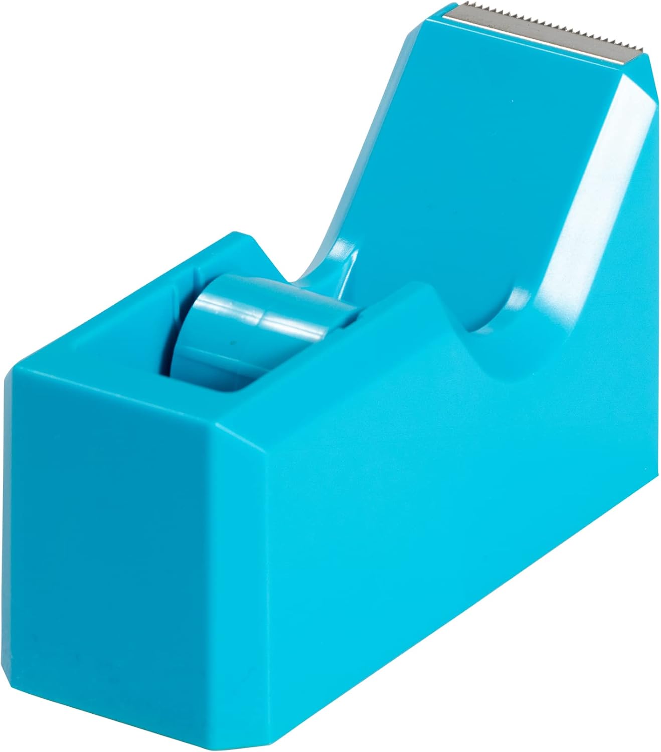 JAM PAPER Colorful Desk Tape Dispensers - Blue - Sold Individually