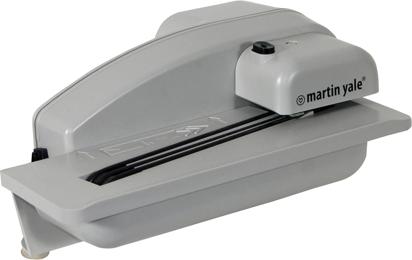 Martin Yale Model 1628 Electric Desktop Letter Opener, 7.75", Gray