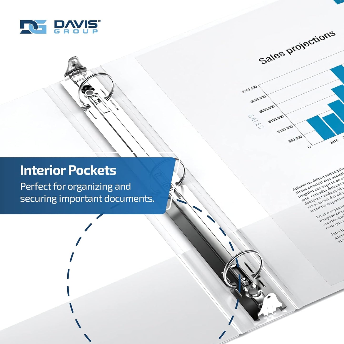 Premium Economy 6-Pack 3-Ring Binders for School or Office, Round-Ring Binders, 2 Inch, White