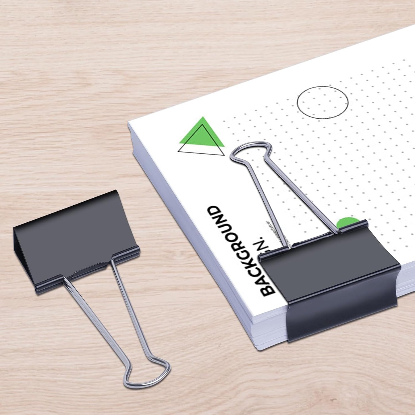 Ufmarine Jumbo Binder Clips 3 inch (18 Pcs), Extra Large Binder Clips Giant for Office Supplies