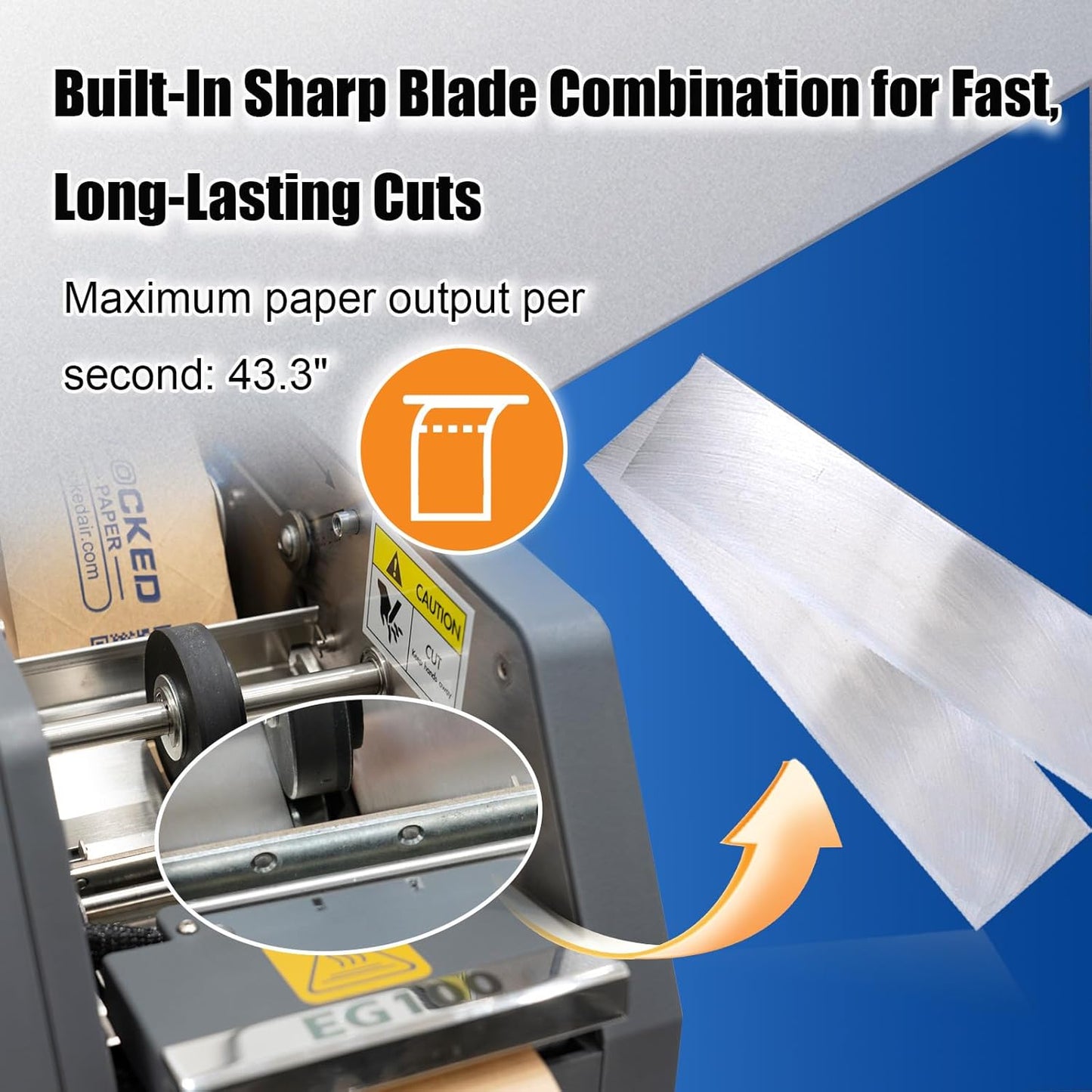 Automatic Kraft Tape Dispenser, Up to 3" Width, One-Touch Moistening & Heating, Grey, LockedPaper-EG100